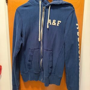 Abercrombie & Fitch Navy Hoodie with Logo